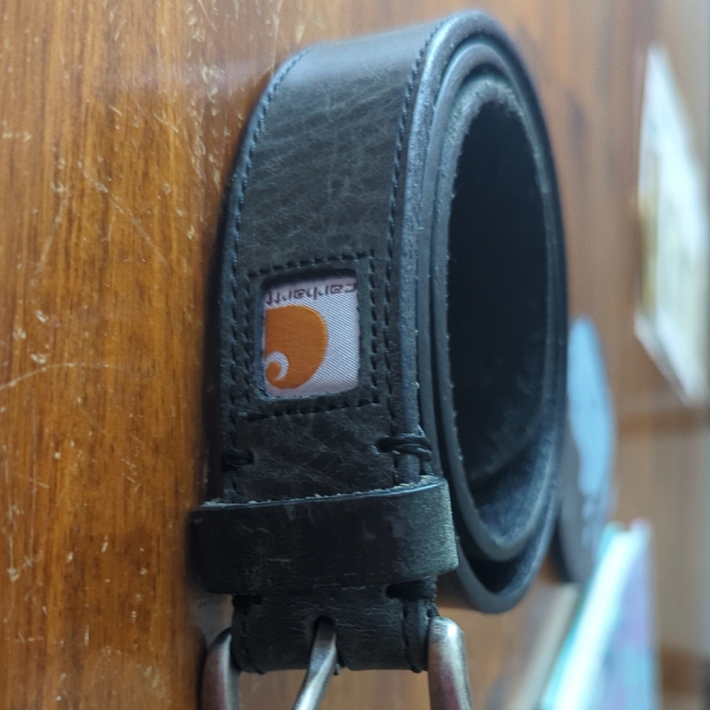Carhartt Black Leather Belt